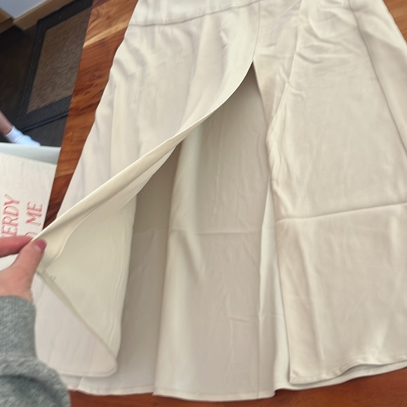 NWT Banana Republic Maxi Slip skirt in pearl oyster sz 6 - Picture 7 of 12